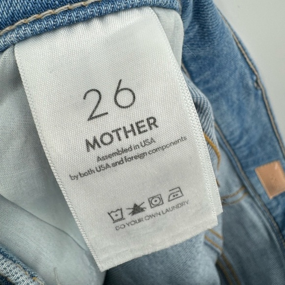 MOTHER The hustler ankle fray limited edition jeans size 26 B1827 - Picture 6 of 8